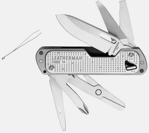 Leatherman Free T4 Multifunctioneel Zakmes Grijs