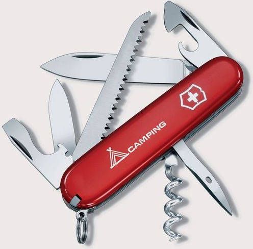 Victorinox 1.3613.71 Camper zakmes 13 delig rood met opdruk