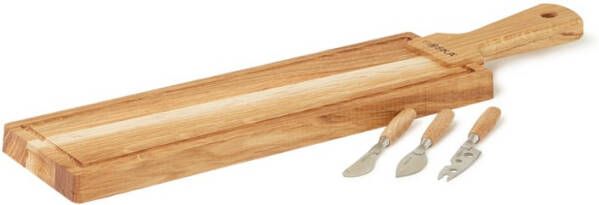 Boska Friends Kaasset Incl. Snijplank + 3 Kaasmessen Eikenhout