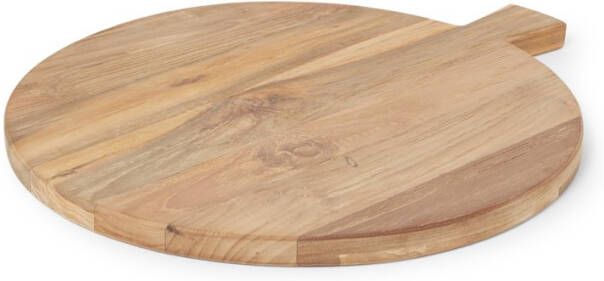 HKliving Snij en serveerplank van teakhout 32 cm