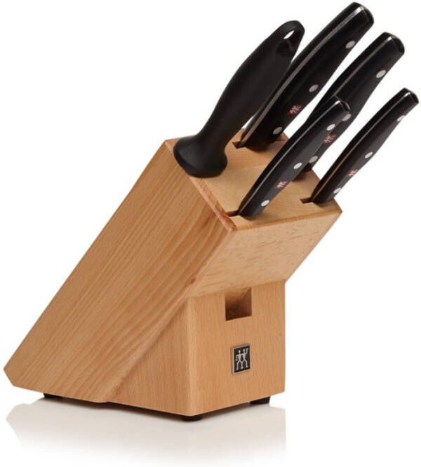 Zwilling J.A. Henckels Twin Pollux messenblok met messenset 6-delig