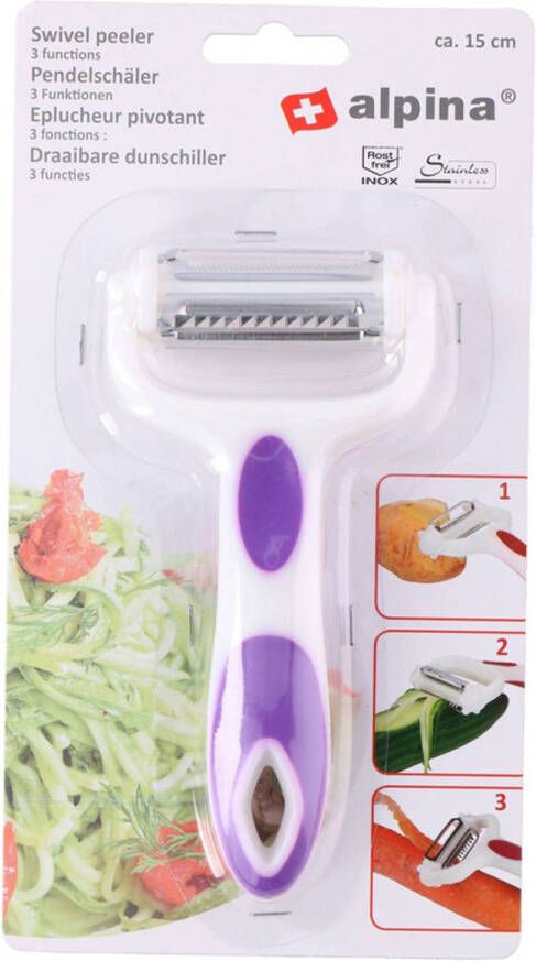 alpina Paars Dunschiller/aardappelmesje 15 Cm Dunschillers