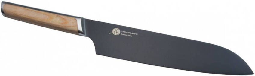 Everdure Santokumes M 38, 1 X 4, 5 X 2 Cm Rvs/hout Zwart/bruin