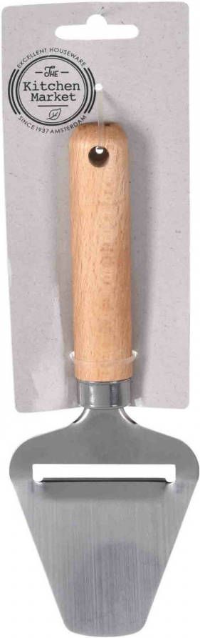 Excellent Houseware Kaasschaaf Beukenhout 20 Cm Rvs Met Ophangoog Kaasschaven