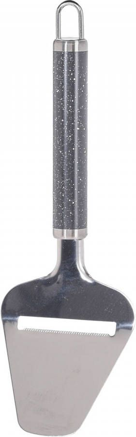 Merkloos Zilver/antraciet Grijze Kaasschaaf Met Ophangoog 24 Cm Kaasschaven