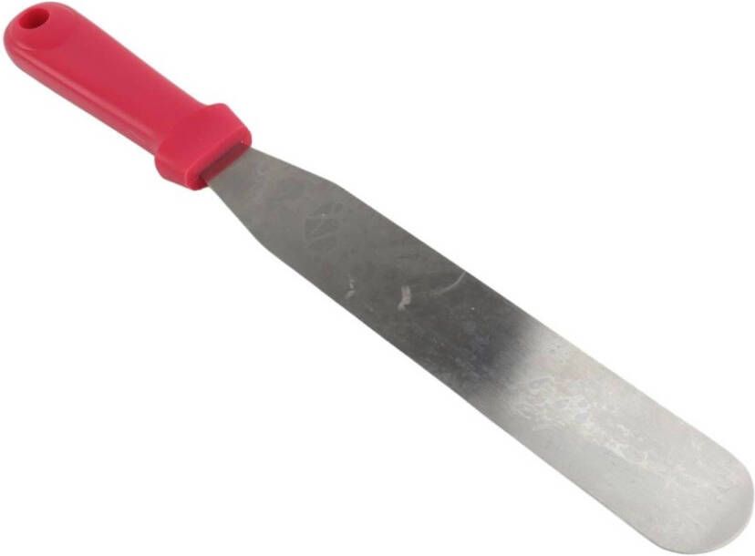 Orange85 Glaceermes Plat Rvs 1, 7 X 33, 3 X 3, 3 Cm Roze Ophangbaar Paletmes Taart Bakken