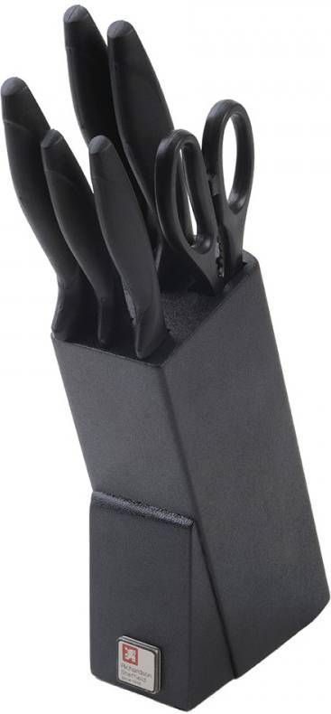 Richardson Sheffield 7 delig Keukenmessenblok Laser Cuisine zwart