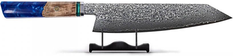 Shinrai Japan Sapphire Octagon Damascus Kiritsuke 23 Cm Special Edition