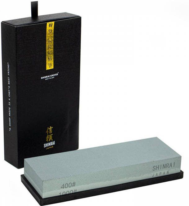 Shinrai Japan Tweezijdige Slijpsteen Grit 400/1000