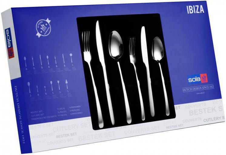 Sola Ibiza Bestekset 8-persoons 70-delig