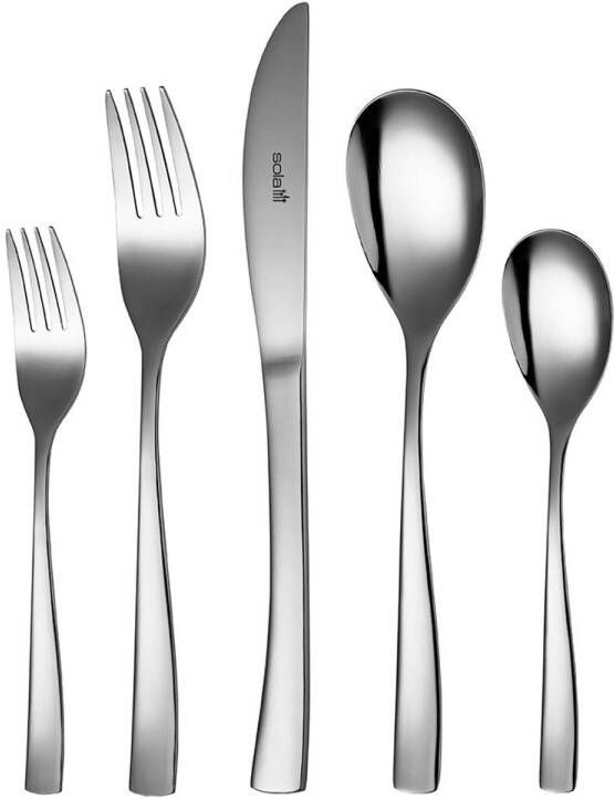 Sola Sevilla Bestekset 6 Persoons 39 Delig Zilver Chroomstaal 18/10 Hoogwaardig Rvs