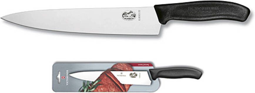 Victorinox Swiss Classic Koksmes 22cm Rvs/fibrox Zwart Blister