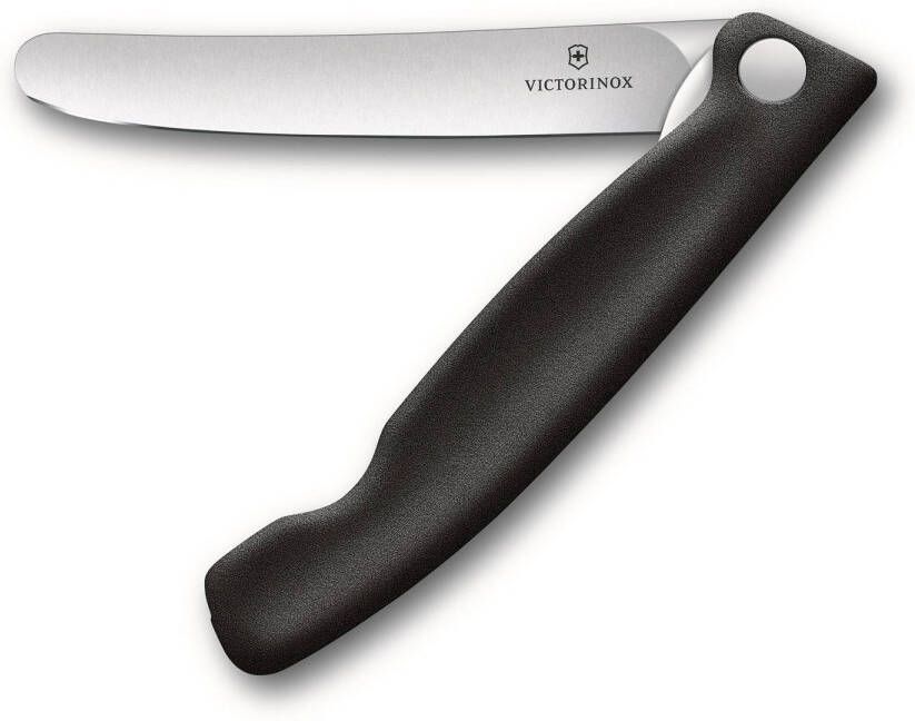 Victorinox Swiss Classic Tomatenmes Inklapbaar 11cm Rvs Zwart