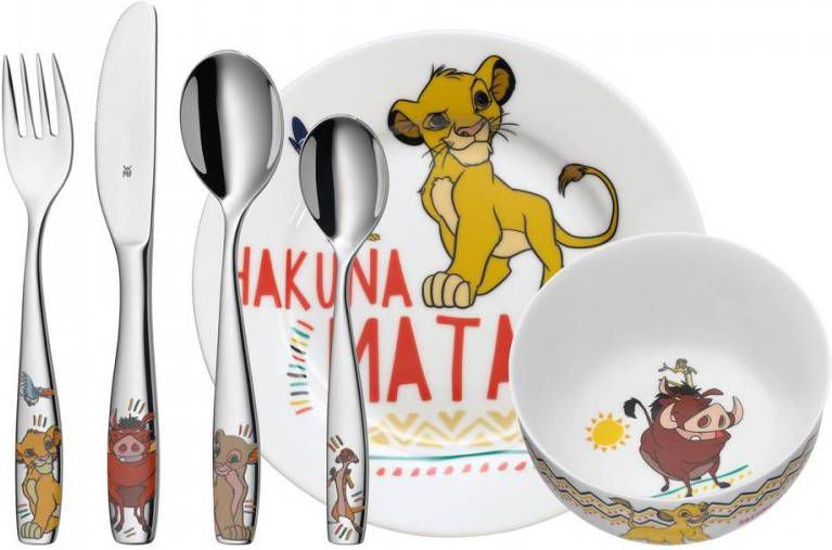 WMF Kinderservies set Lion King(set, 6 delig )