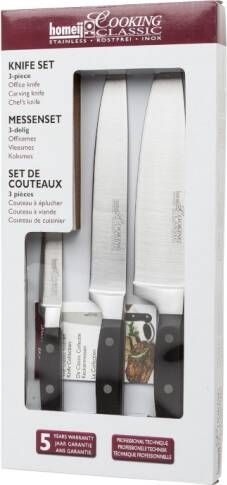 Homeij Cooking Classic Messenset 3 Delig