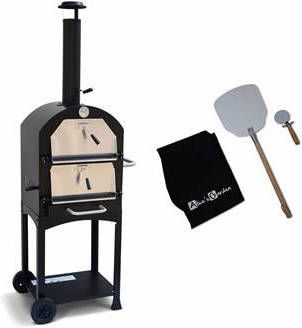 Alice's Garden Pizzaoven Calzone, op houtskool