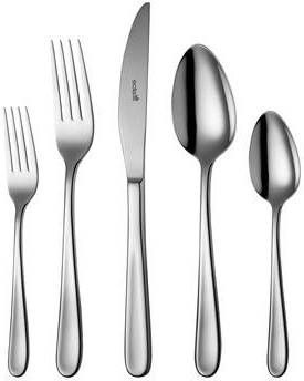 Sola Florence Bestekset 9 Persoons 90 Delig Zilverwit Edelstaal 18/10 Hoogwaardig Rvs