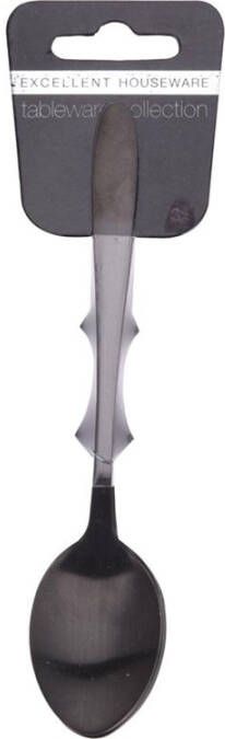 Excellent Houseware Theelepelset 6 delig Zwart