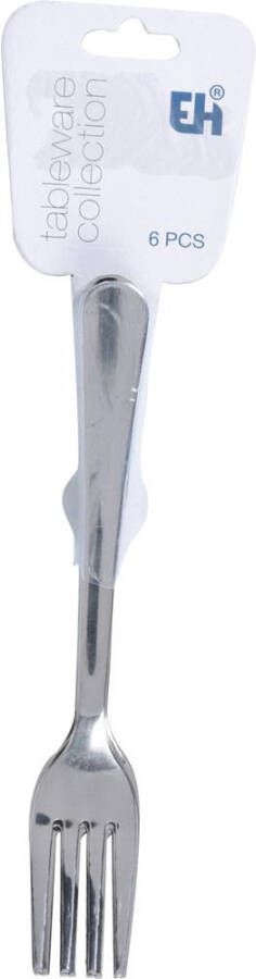 Massamarkt Excellent Houseware Gebaksvorkjes RVS Set A 6 Stuks 14cm