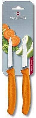 Victorinox Swissclassic Groente En Schilmesje Oranje Gekarteld