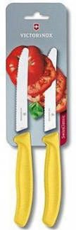 Victorinox Tafel/tomatenmes Kartel Geel 2 Stuks Op Kaart