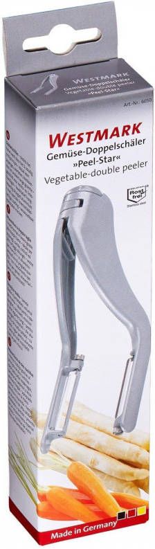 Westmark Dubbele Groente aspergeschiller Aluminium/RVS 192x50x31mm