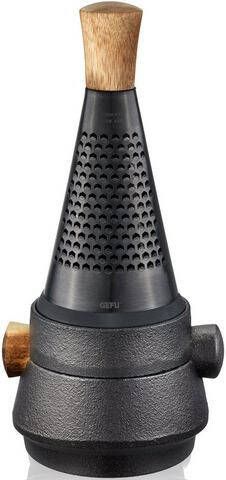 GEFU Keukenrasp Spicetower X PLOSION® Handgreep van acaciahout en antislipvoet